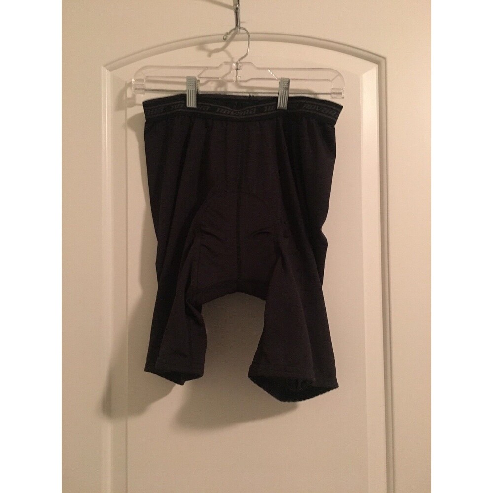 Novara Adult Unisex Bike Cycling Shorts Padded Liner Size Large Black